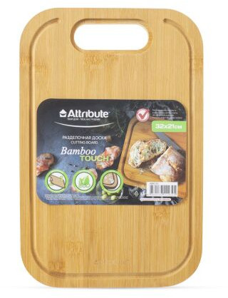 Доска разделочная BAMBOO TOUCH (21*32*1,5) Бежевый, ABX155