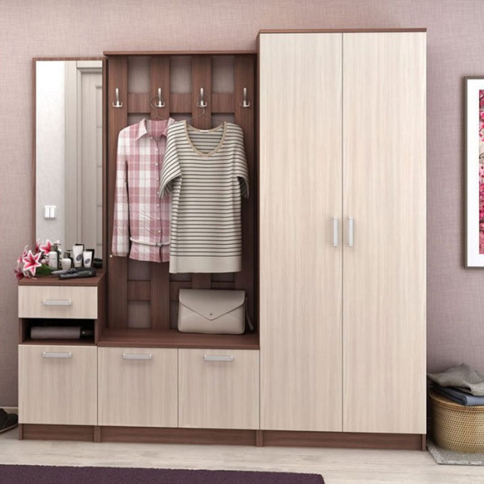 ТБ-202 Машенька ЛДСП тумба (800*550*380) шимо темный/шимо светлый