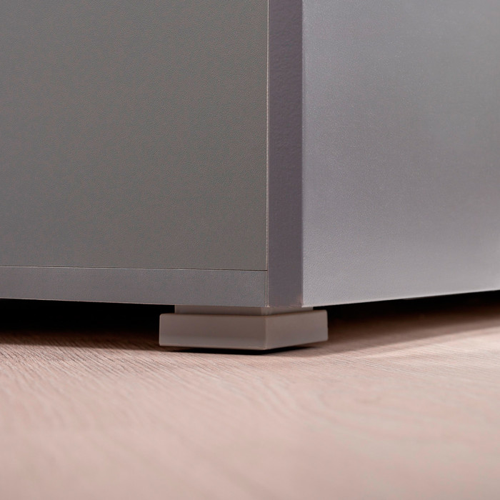 Октава Прихожая 34, серый графит/дуб крафт золотой/фасады МДФ серый графит