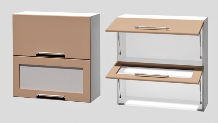 Эко Навесной горизонтальный шкаф 800, склад