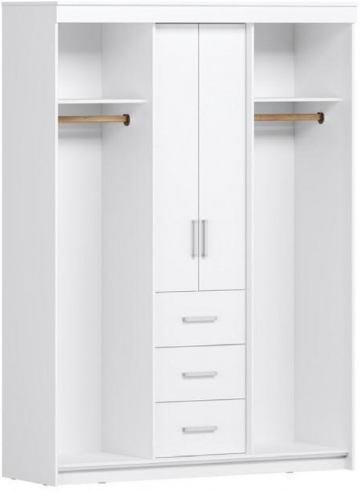 Шкаф-купе Комфорт 6 М, Дуб Крафт белый, склад