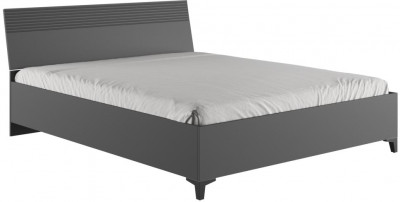 Кровать с основанием Ника (1,6м), Эйхория, Графит
