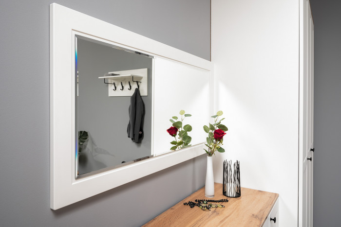 Остин Прихожая 38, белый шагрень/дуб крафт золотой