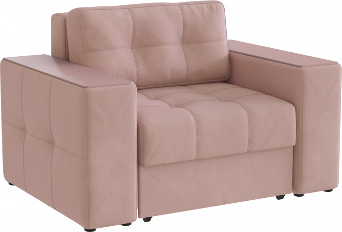 Кресло-кровать Виконт, Пыльная роза/МДФ пудра