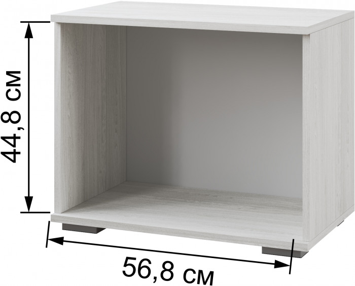 Ливорно Тумба ЛТ-30 ясень анкор светлый патина серебро