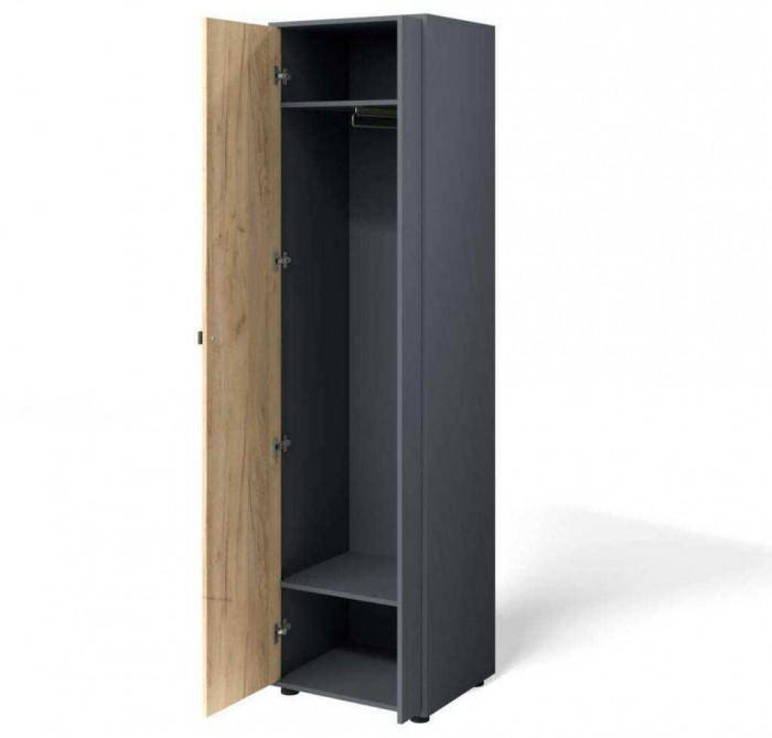 Прихожая мини-лайт компл. 3 дуб крафт/графит