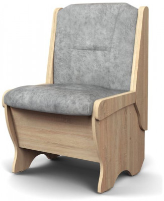 Скамья Лотос 550 дуб сонома/графит