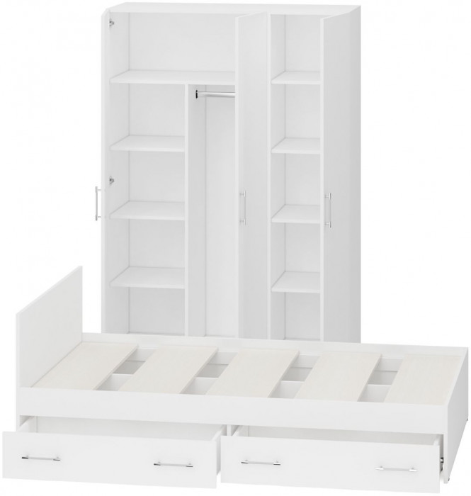 Спальня Стандарт 1-1200Я, белый