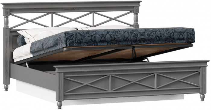 Амели Кровать 1800 с подъёмным механизмом (Оникс Серый)