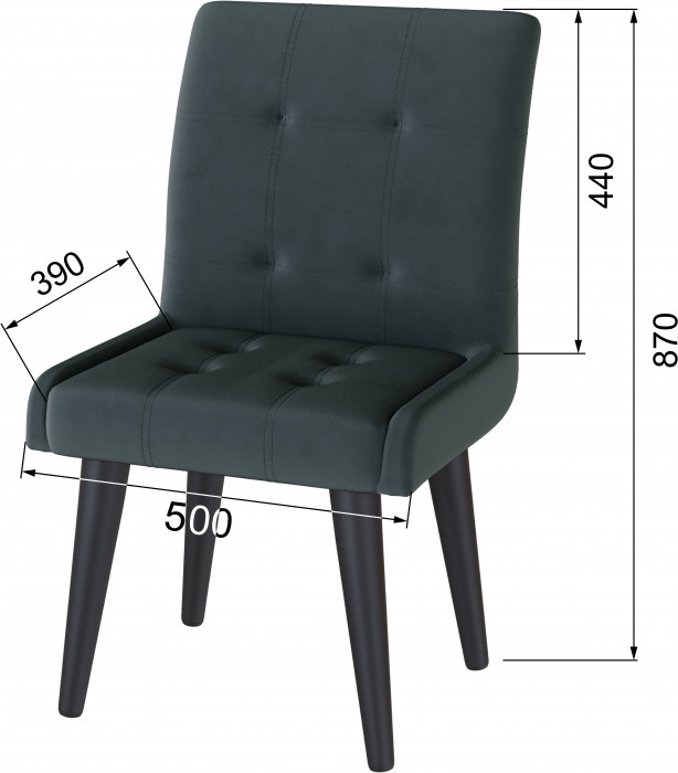 Стул Гира серый