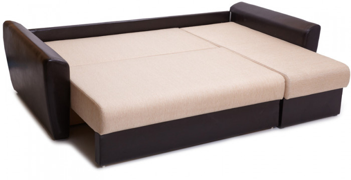 Диван УГЛОВОЙ Амстердам рогожка бежевая 160