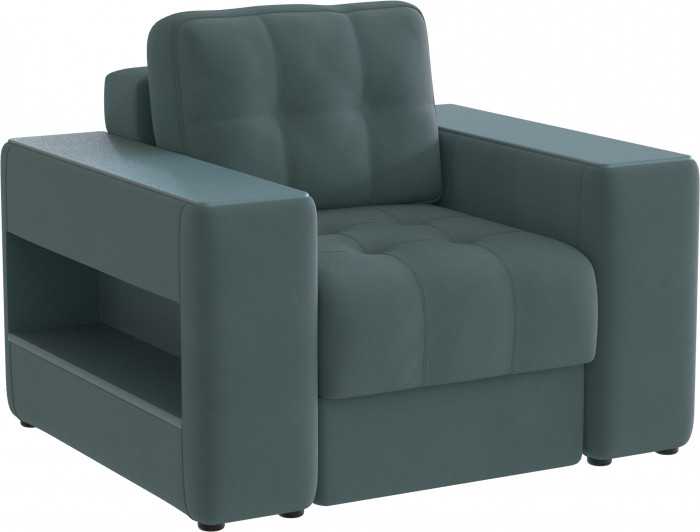 Кресло Доро, Серый/МДФ Бриз