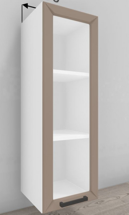 Ф-215 Альфа (ШВС 920х300) МДФ холст белый