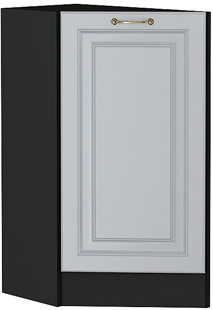 Кухонный гарнитур Ницца-01, МДФ/Стекло, 190 см, Графит (Редондо)