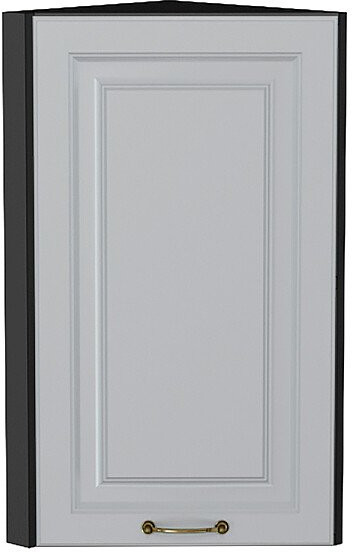 Кухонный гарнитур Ницца-01, МДФ/Стекло, 190 см, Графит (Редондо)