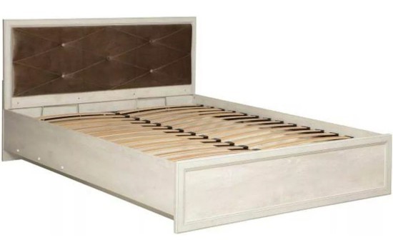 Кровать 32.26-02 Сохо (1600) бетон пайн белый