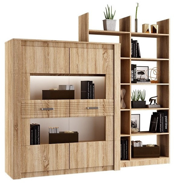 Модульная гостиная Терра (Дуб Сонома, Дуб Сонома)