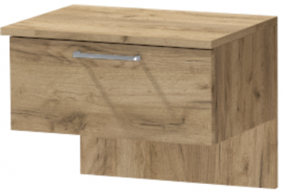 Тумба приставная "Иннэс-7", Дуб крафт золотой