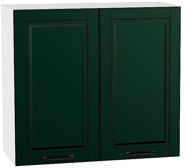 Кухонный гарнитур Дублин-01, МДФ, 190 см, Белый/Особый зеленый (Антарес)