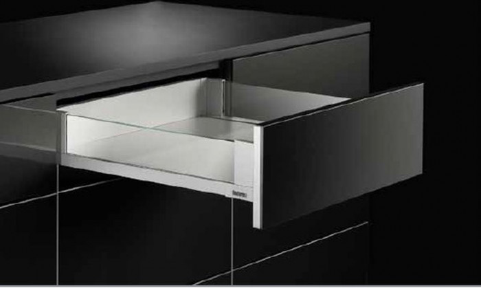 Выдвижной ящик со стеклянными стенками Titus Tekform slimline DW70 500 мм, стекло, антрацит арт. 655-7U50-187-00, 655-7U50-187-00