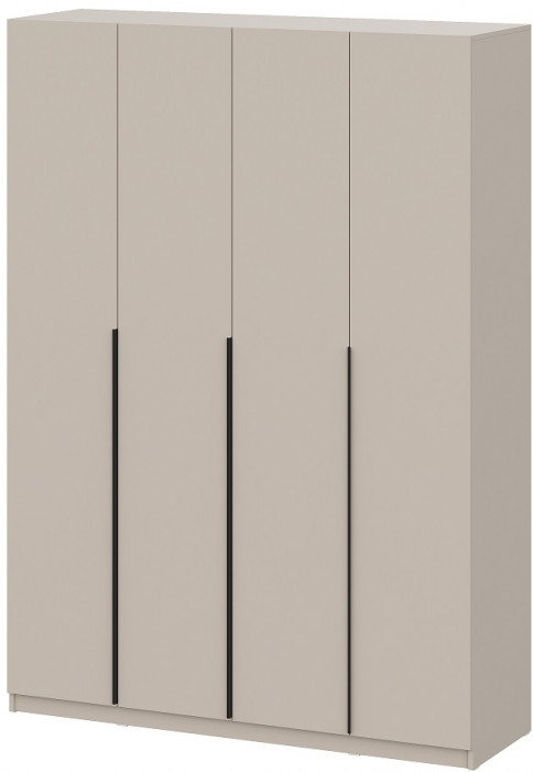 Шкаф распашной с наполнением (11 полок + 2 ящика + штанга) ШК 5 (1600), Меланж