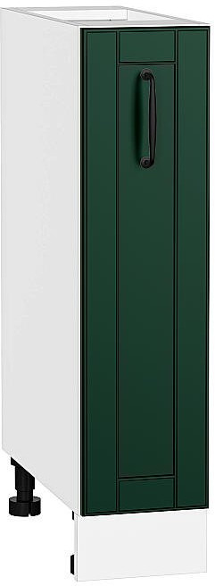 Кухонный гарнитур Дублин-01, МДФ, 190 см, Белый/Особый Белый/Особый зеленый (Пирит светлый)