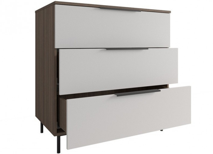 Модульная спальня Роза комп.4, Орех Франклин карамель/Белый софт