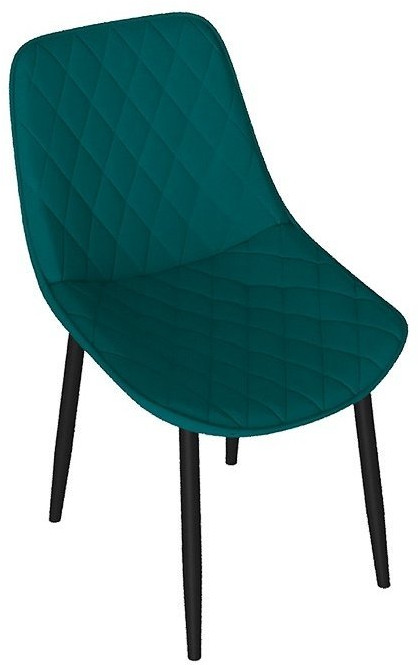 OSCAR Стул (Белый муар/Велюр L005 синий)