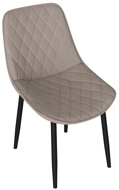 OSCAR Стул (Белый муар/Велюр L005 синий)