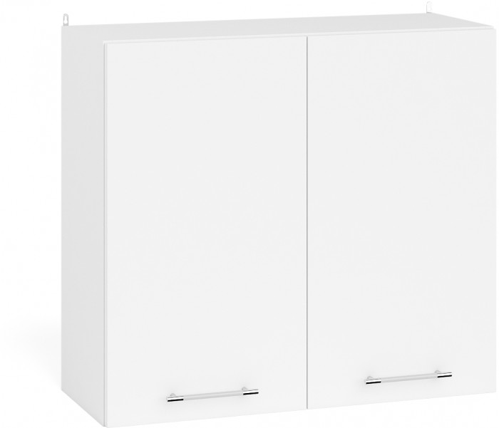 Кухня Мебель--24 ШВ800 Шкаф 80 см., корпус белый/фасад ДСП белый