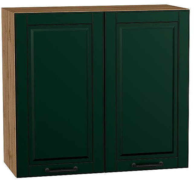 Кухонный гарнитур Дублин-01, МДФ, 190 см, Вотан/Особый зеленый (Сонома)