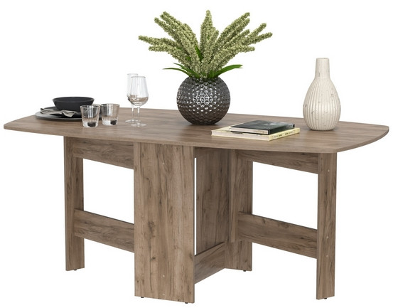 Стол-книжка раскладной 1-65М1дкт, дуб крафт табачный