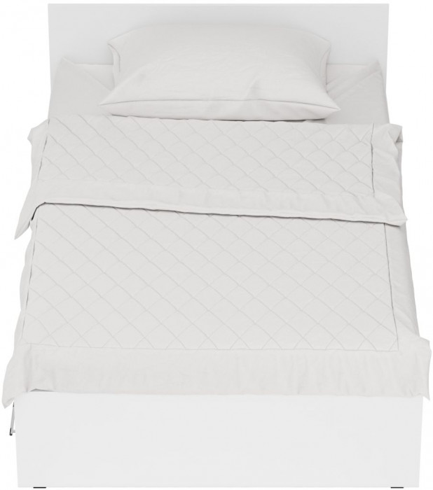 Стандарт Кровать с ящиками 1200, белый