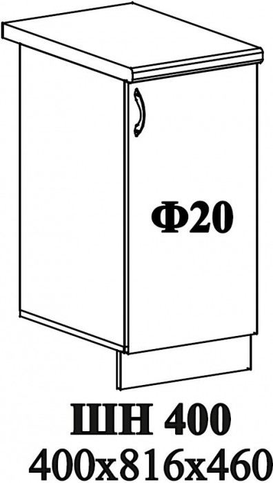 Ф-20 Катрин (ШВ 400, ШН 400, ШНТ 300, ШНУ 1000) МДФ крем