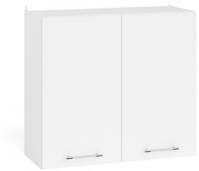 Кухня Мебель--24 ШВ800 Шкаф 80 см., корпус белый/фасад ДСП белый