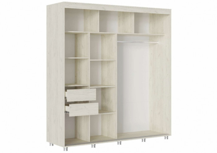 Форест Шкаф-купе 2000, крафт белый