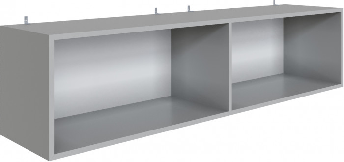 Полка навесная Мадрид ПН-4 (1,5) камень серый