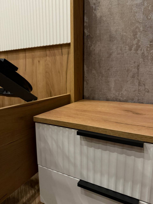 Марвэл Тумбы прикроватные 2шт, Графит/Браш графит