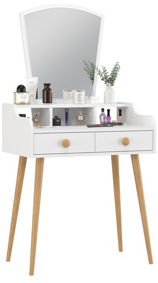 Трюмо 4-25913бел, цвет белый, ШхГхВ 70х43,8х139 см.