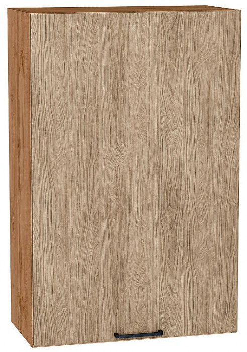 Кухонный гарнитур угловой Флэт-04, МДФ, 100×250 см, Вотан/Натуральный дуб/Коричневый дуб (Антарес)