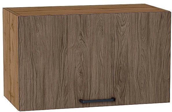 Кухонный гарнитур угловой Флэт-04, МДФ, 100×250 см, Вотан/Натуральный дуб/Коричневый дуб (Антарес)