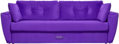 Диван-кровать Амстердам Люкс, 150х195, еврокнижка, пружинный блок, велюр, фиолетовый