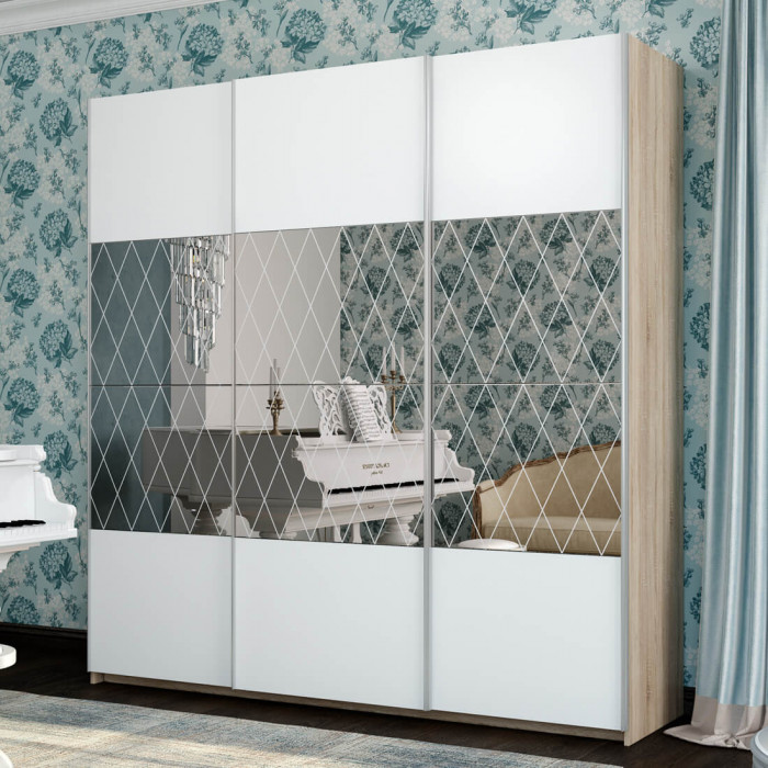 Fortune-14 2400_600/600/600/600 сонома/сонома/белый+з.№5