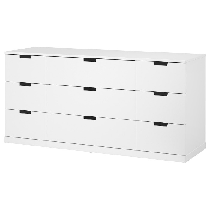 Комод NORDLI IKEA 47х76х160 см (МДФ) Белый DM635-6 160*47*75,8 см, Белый   Фиеста