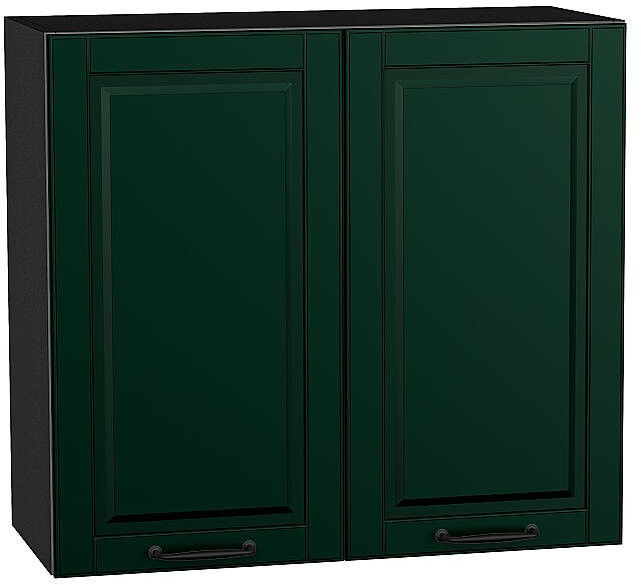 Кухонный гарнитур Дублин-01, МДФ, 190 см, Графит/Особый зеленый (Антарес)