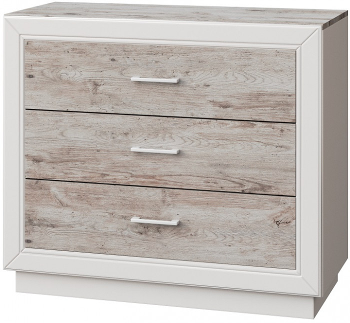 Набор мебели для спальни "Эстель" - Дуб полярный/Сосна натуральная