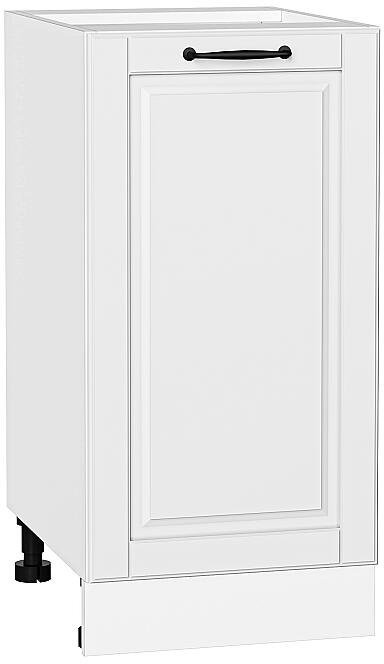 Кухонный гарнитур угловой Дублин-02, МДФ, 220×240 см, Белый/Особый Белый (Мрамор черный)