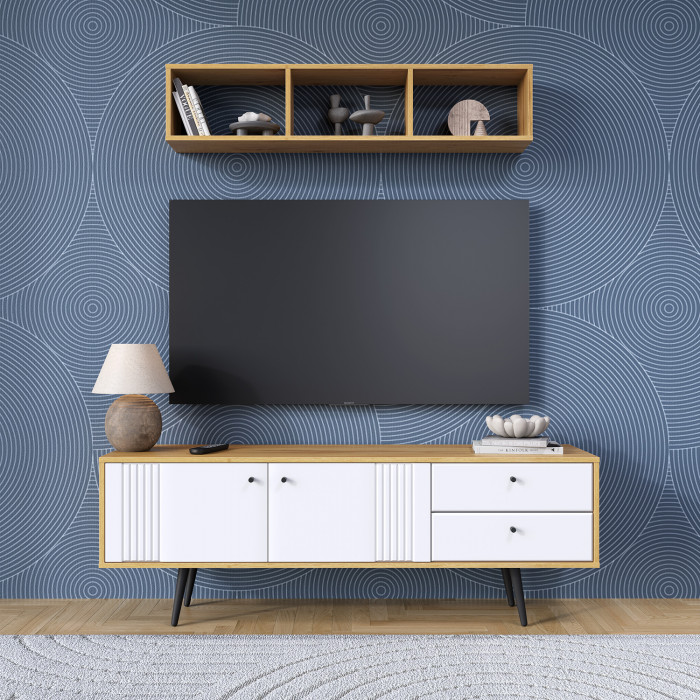 Полка 1200 с перегородками Вега Саксония