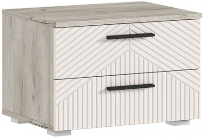 Сильвия Тумбы прикроватные 2шт, Крафт серый/Кашемир