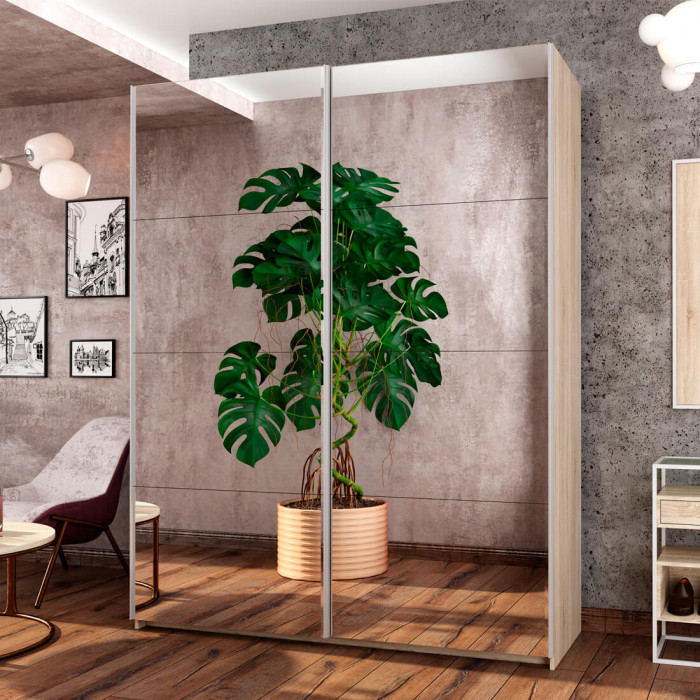 Fortune-19  1400_400/400/600 сонома/сонома+зерк.№1